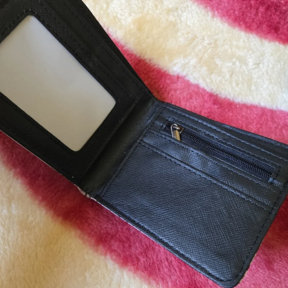New Jack skellington nightmare before Christmas Halloween horror leather wallet